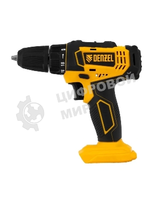 Дрель-шуруповерт Denzel CDL-18-0, 18 В, 0 Ач, 30 Нм, щеточный