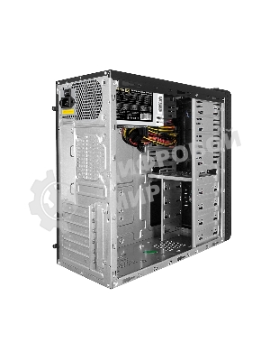 Корпус Miditower Exegate UN-604 Black, ATX, UN500, 120мм 2*USB+2*USB3.0, Audio