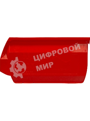 Ящик сплошной ТАРА.РУ Verona 5002 красный 250х150х130мм PP 10036