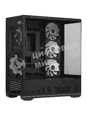 Корпус MSI MAG PANO 110R PZ, Mid-Tower, чёрный, 4 x 120 мм