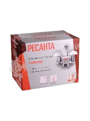Электроточило Ресанта Т-200/450 450Вт 2950об/мин d=200мм t=20мм
