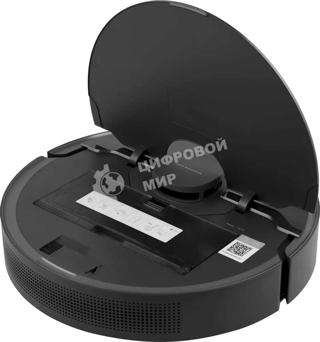 Робот-пылесос Dreame RLS6AD D10S Plus черный, 46 Вт, 5200 мА·ч Li-Ion, уборка сухая/влажная, пылесборник контейнер 0.4 л