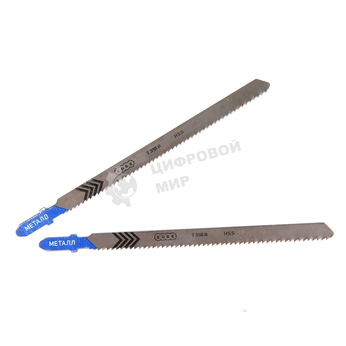 Пилка для лобзика EDGE by PATRIOT T318B по металлу, 2шт в блистере