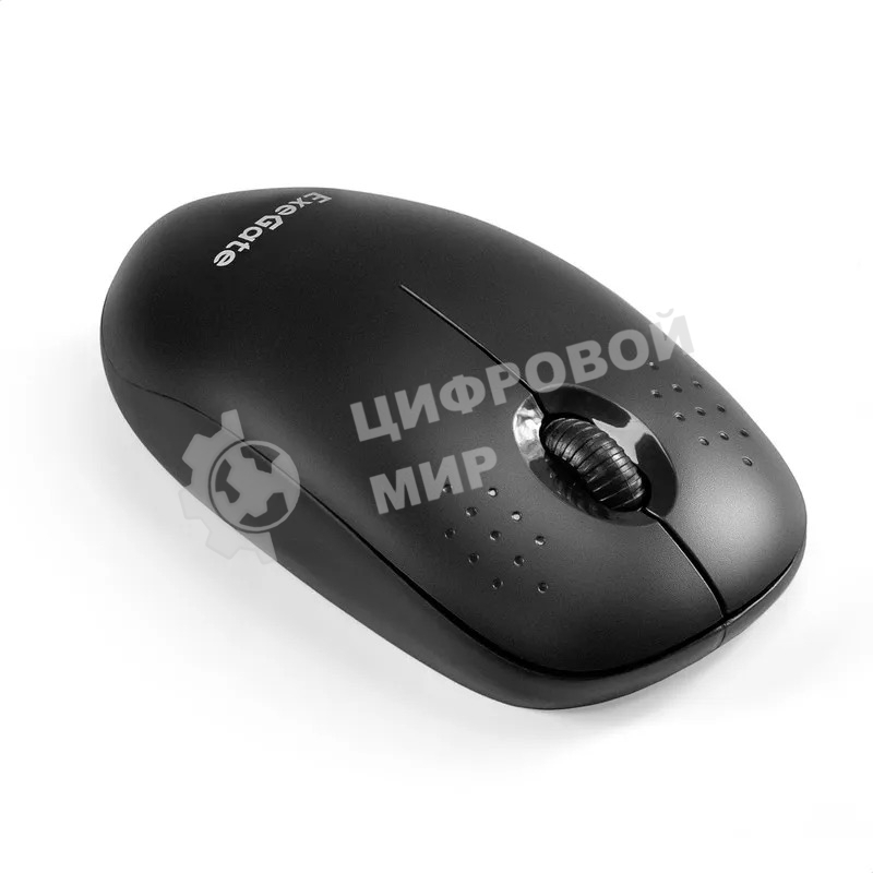 Комплект беспроводной ExeGate Professional Standard Combo MK200 (клавиатура полноразмерная влагозащищенная 104кл. + мышь оптическая 1200dpi, 3 кнопки и колесо прокрутки; USB, радиоканал 2,4 ГГц, радиус действия до 10м, черный, RTL)