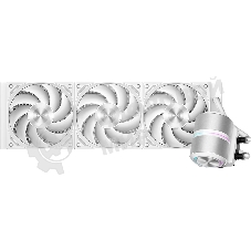 Система охлаждения Water Cooling System PCCooler DE360 Pro WH (300W, 360мм, White, ARGB Pump, Fans: 3x120мм, 86.73CFM, 32dBA, 2200RPM/Pump height 57мм, 28dBA, 3200RPM, Rad thickness 27мм/S: 1851, 1700, 1200, 115X, AM5, AM4, AM3)