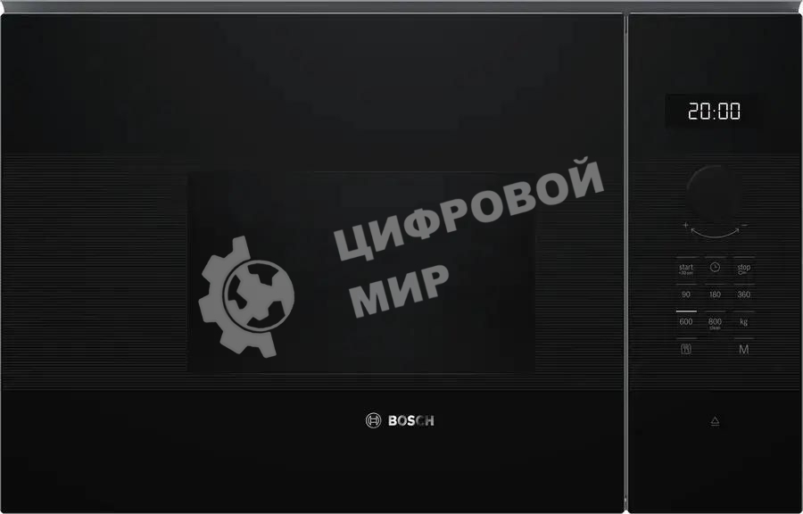 Встраиваемая микроволновая печь Bosch BFL524MB2 черный 20л. 800Вт