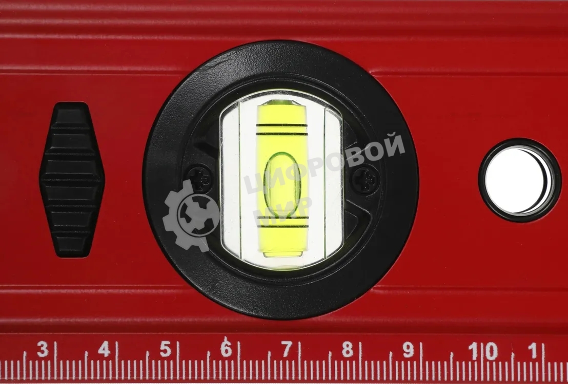 Уровень RGK U4150 пузырьковый 3глаз. магнит. красный (776073)