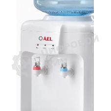 Кулер для воды AEL TD-AEL-106, верхняя загрузка, нагрев 90 °С, охлаждение 15 °С, белый
