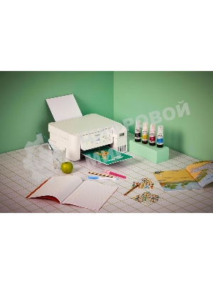 МФУ струйный Epson EcoTank L3266 (C11CJ66416) белый, A4, ч/б печ. 10 стр/мин., цв. печ. 5 стр/мин., 5760x1440 DPI, USB, Wi-Fi