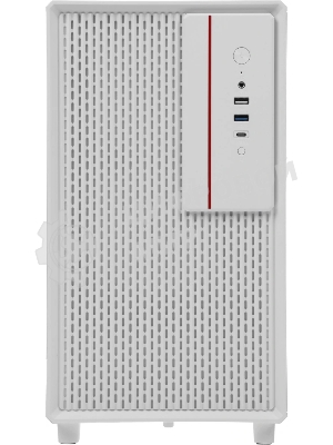 Компьютерный корпус Accord M3301 белый без БП mATX 1xUSB 2.0 1xUSB 3.0 1xUSB3.1 audio bott PSU