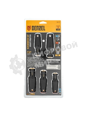 Набор отверток Denzel 5 шт., PH+SL, S2, 3к рукоятка
