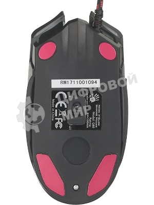 Мышь проводная A4Tech Bloody Q80 черный, 3200 dpi, USB, кнопки - 8