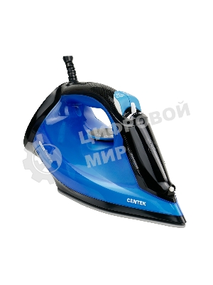 Утюг Centek CT-3301 синий, 2800 Вт, 60 г/мин, 195 г/мин, 600 мл