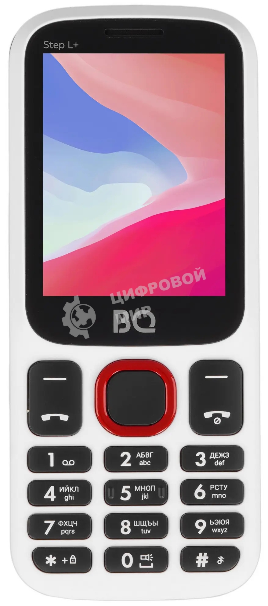 Мобильный телефон BQ 2440 Step L+ белый/красный