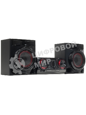 Мини-аудиосистема LG CJ44 черный 480Вт FM USB BT
