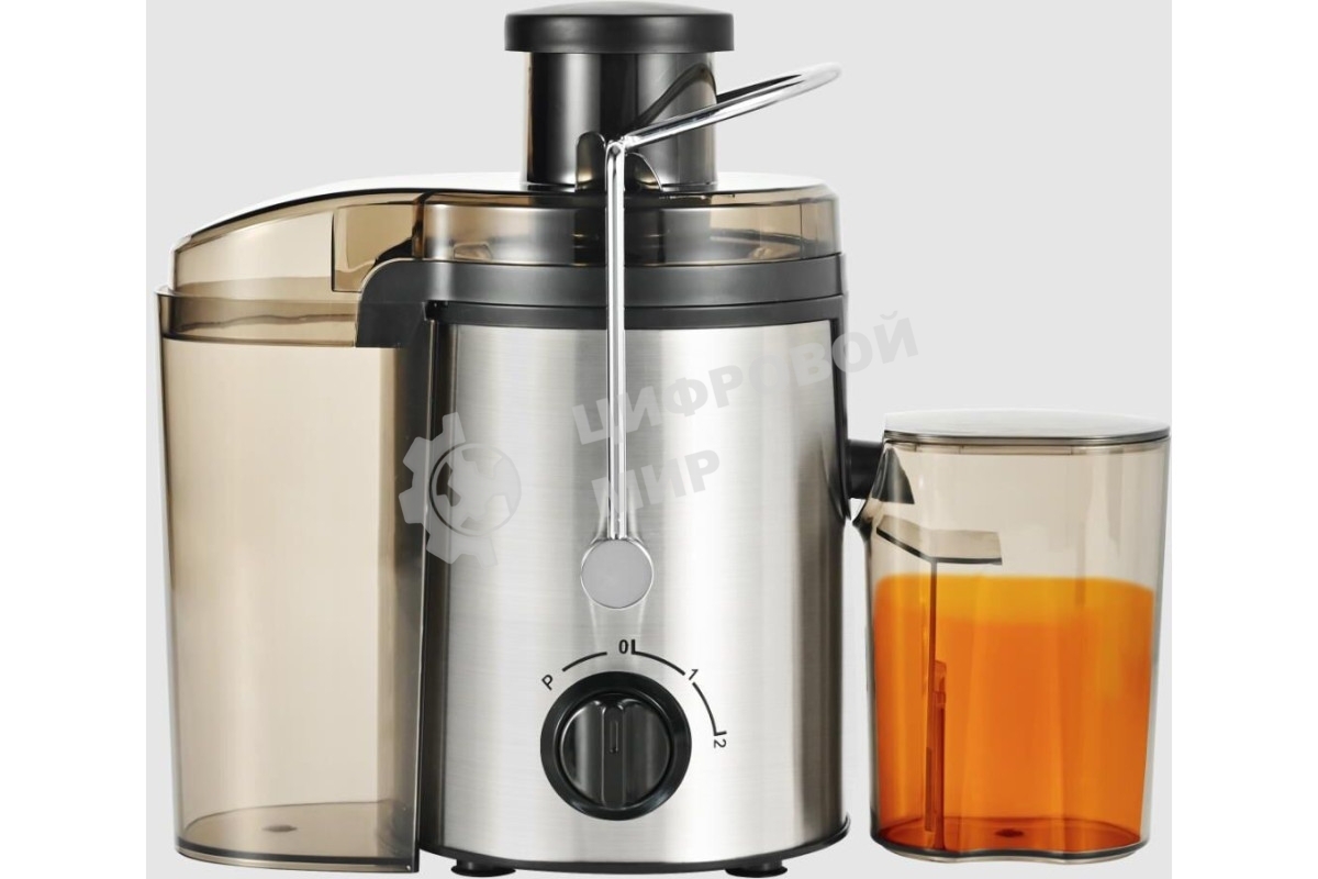 Соковыжималка Kelli KL-5094 серебристый, центробежная, 1400 Вт, 600 мл, механическое