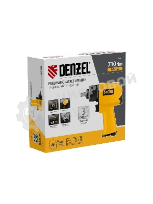 Ударный пневмогайковерт Denzel IWS550 Compact, 1/2