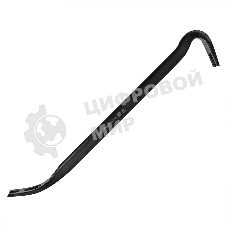 Лом-гвоздодер двухсторонный усиленный Deli DL448901 600 мм, углы наклона 30° и 60°, овальный паз с углами 30° и 68°, шестигранная форма