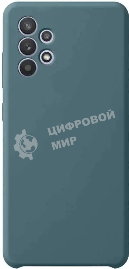 Чехол (клип-кейс) Deppa для Samsung Galaxy A32 Liquid Silicone синий (870122)