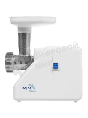 Мясорубка электрическая Ротор Макси ЭМШ 35/300-3 белый, 1500 Вт, 0.6 кг/мин, насадки - 4