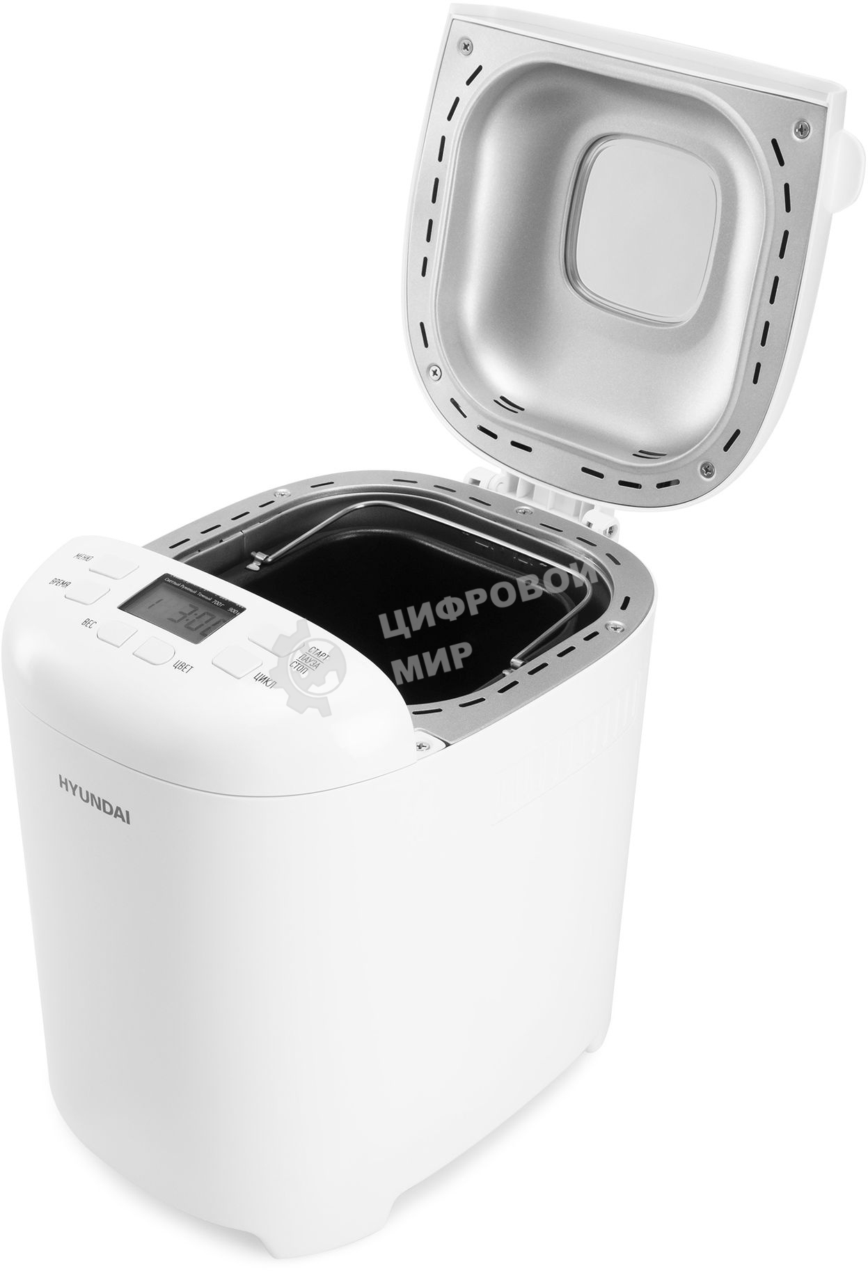 Хлебопечка Hyundai HYBM-M0714 550 Вт, белый