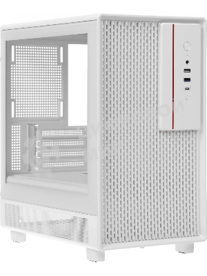 Компьютерный корпус Accord M3301 белый без БП mATX 1xUSB 2.0 1xUSB 3.0 1xUSB3.1 audio bott PSU