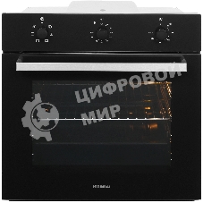 Духовой шкаф электрический Hyundai HEO 6631 BG черное стекло