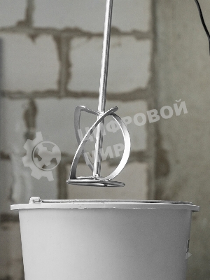 Насадка для миксера Сибртех, для тяжелых растворов,140 х 590 мм, оцинкованная,хвостовик резьба М14