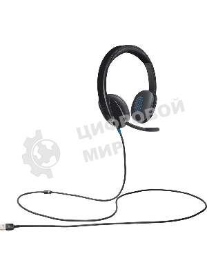 Гарнитура Logitech USB Headset H540 чёрный, проводная, USB