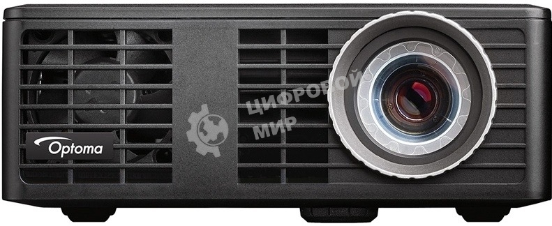 Проектор Optoma ML750e (DLP, LED, WXGA 1280x800, 700Lm, 15000:1, HDMI, USB, MHL, MicroSD, 1x1W speaker, 3D Ready, led 20000hrs, черный, 0.38kg)