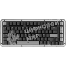 Клавиатура Logitech Alto Keys K75M беспроводная, Bluetooth, радиоканал, серый