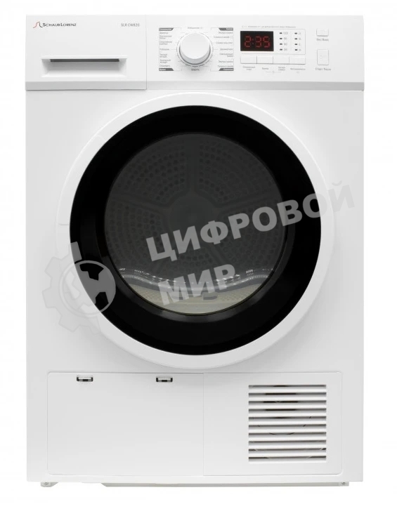 Сушильная машина Schaub Lorenz SLR CW820 белый, 8 кг, сушка - конденсационная, программ - 15, 61.5 x 84.5 x 59.5 см