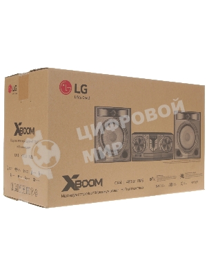 Мини-аудиосистема LG CJ44 черный 480Вт FM USB BT