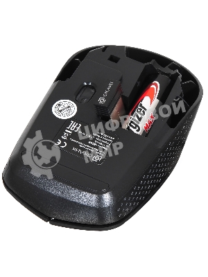 Мышь беспроводная Oklick 486MW черный, 1000 dpi, радиоканал, USB, кнопки - 3