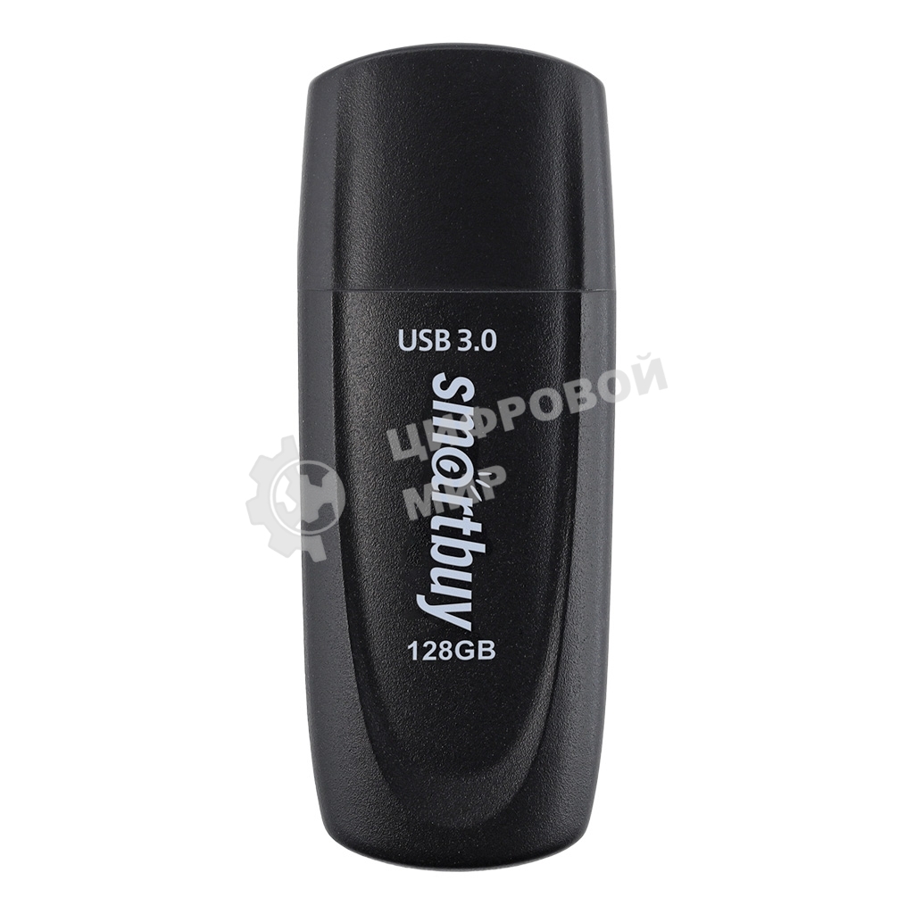 Флешка USB Smartbuy Scout black (SB128GB3SCK), 128Gb, USB 3.0, R/W 100/40, черный