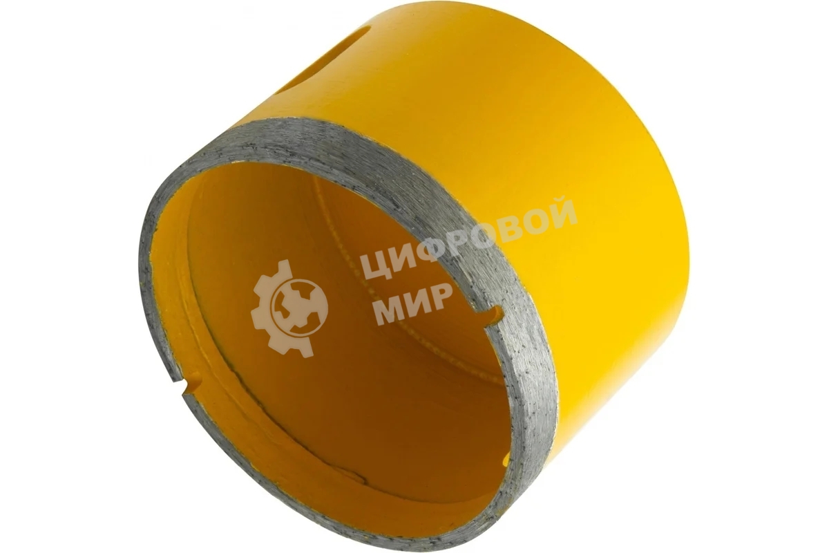 Сверло алмазное по керамограниту Denzel 82мм мокрое резание, М14 72696