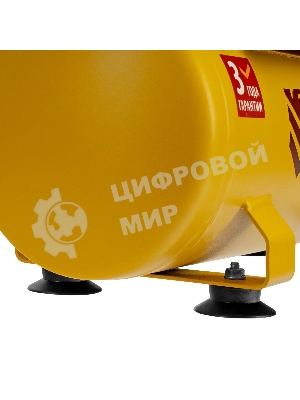 Компрессор безмасляный малошумный Denzel DLP-950/10, 950 Вт,10 л, 2850 об/мин, 170 л/мин