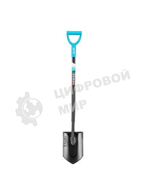 Лопата штыковая профессиональная Palisad LUXE 190х295х1200 мм, увеличенный наступ, цельнометал.