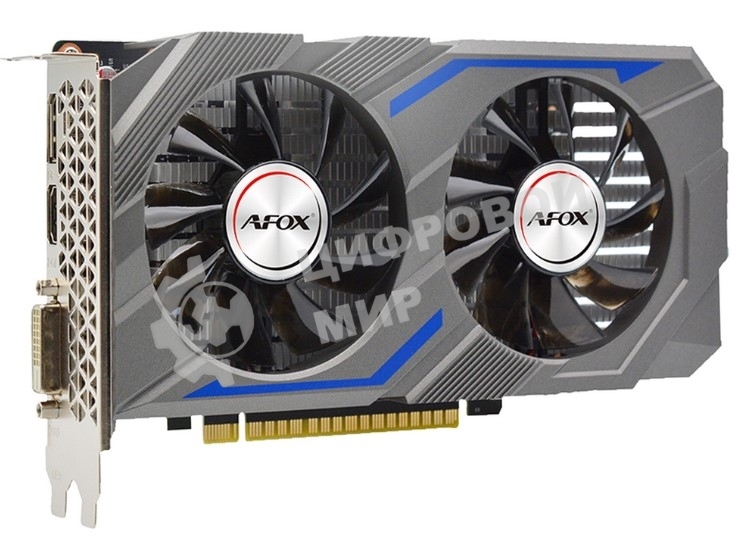 Видеокарта AFOX NVIDIA GeForce GTX 1650 4 Gb GDDR6 128 бит PCIE 3.0 16x Memory 12000 МГц GPU 1485 МГц Активный 1xВыход HDMI 2xВыход DisplayPort AF1650-4096D6H1-V8
