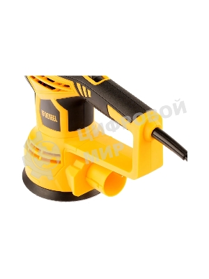 Эксцентриковая шлифовальная машина Denzel OS-125, 450 Вт, 6000-12000 об/мин