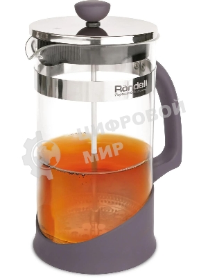 Френч-пресс Rondell Akzent RDS-937, 0.6 л, стальной