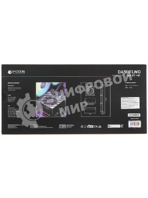 Система жидкостного охлаждения ID-Cooling Dashflow 360 XT Pro ARGb черный 120мм алюминий+медь 2150rpm 32.5db 4-pin 350W