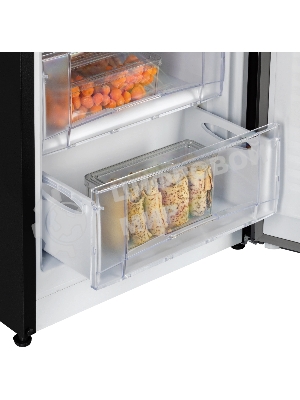 Морозильная камера NordFrost DF 263 BAP черный, 150 л, 5 ящиков