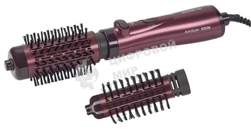 Фен-щётка Polaris PHS 1020RK лиловый, 1000 Вт, 35/50 мм
