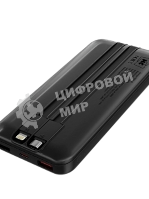 Портативный аккумулятор MORE CHOICE (4620202552792) PB35-10 10000mAh 2USB+1Type-C 3.0A 22.5W+PD20W+QC3.0, черный