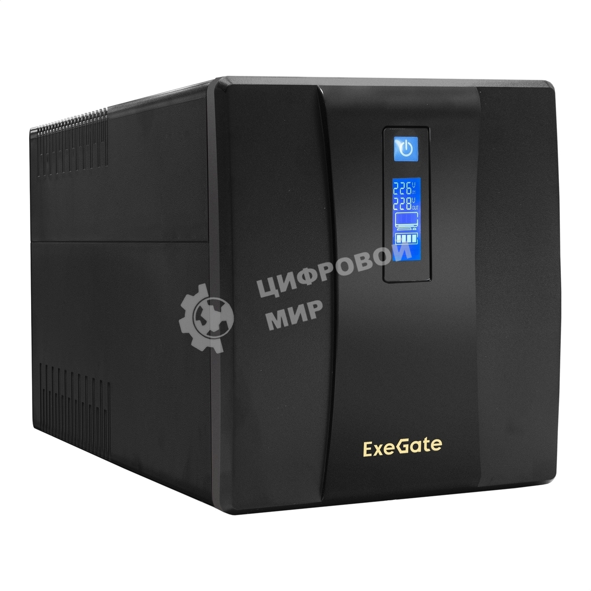 Источник бесперебойного питания ExeGate SpecialPro Smart LLB-1500.LCD.AVR.EURO.RJ 1500VA/950W, LCD, AVR, 4 евророзетки, RJ45/11, черный