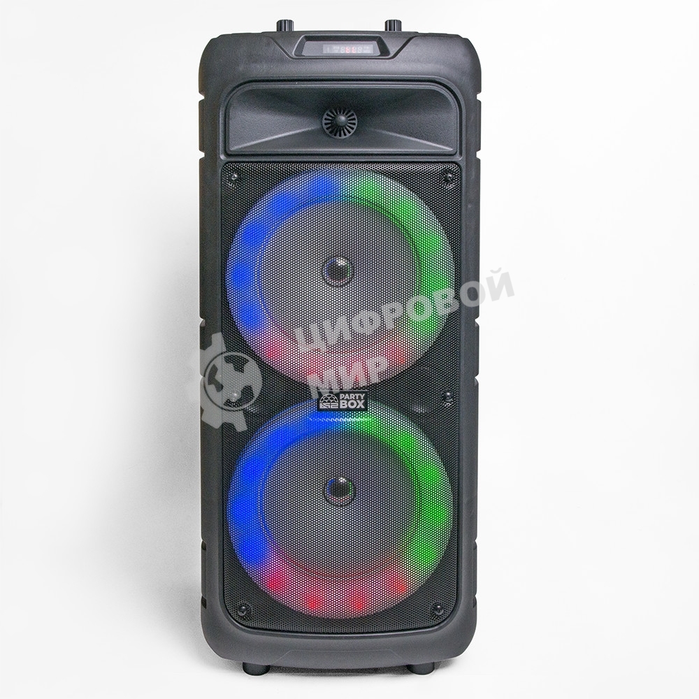 Мидисистема B52 Party Box, 40Вт (20Вт*2), АКБ 4500мА/ч,BT (до10м), USB, FM, провод. микроф.