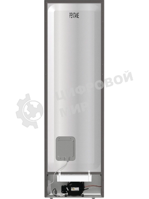 Холодильник Gorenje NRK6201ES4 серебристый двухкамерный 235/96 л морозилка снизу, No Frost