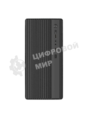 Корпус ExeGate BAA-503-AAA450, Mini-Tower, чёрный, 1 x 80/90 мм, БП 450 Вт