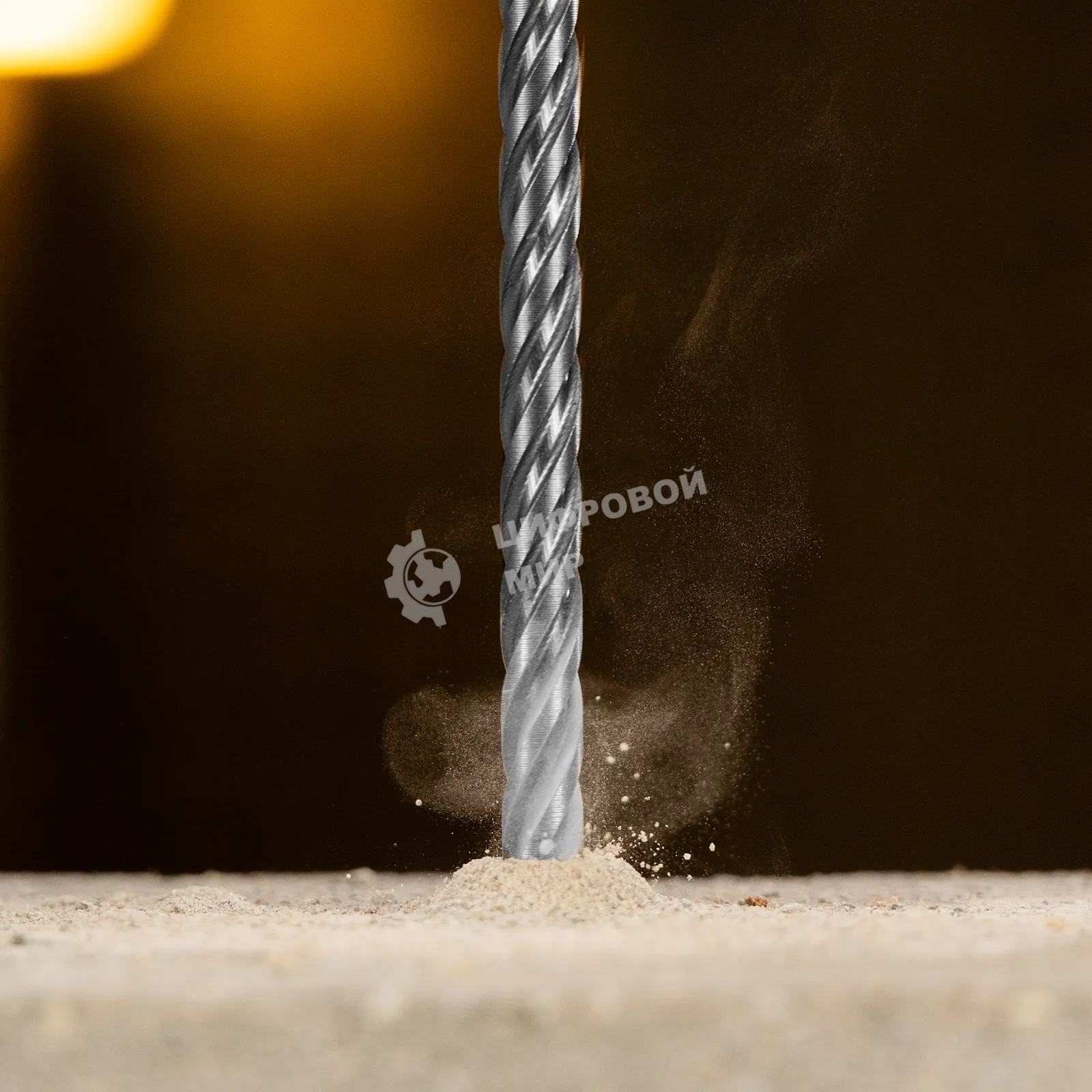 Бур по бетону Denzel цельная крестовая пластина, 10x215 мм, SDS PLUS